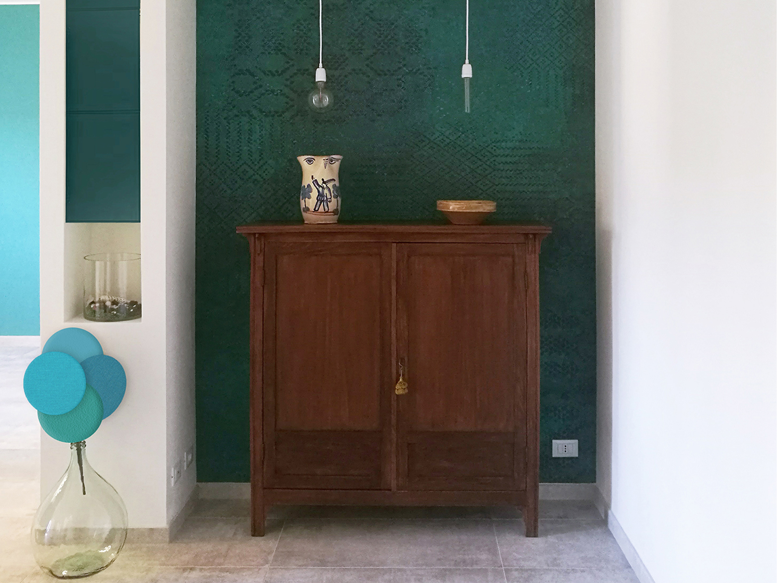 spazioibrido carioscia grazia architettura di interni design per il benessere colore lighting design luce arredo su misura carta da parati Torino